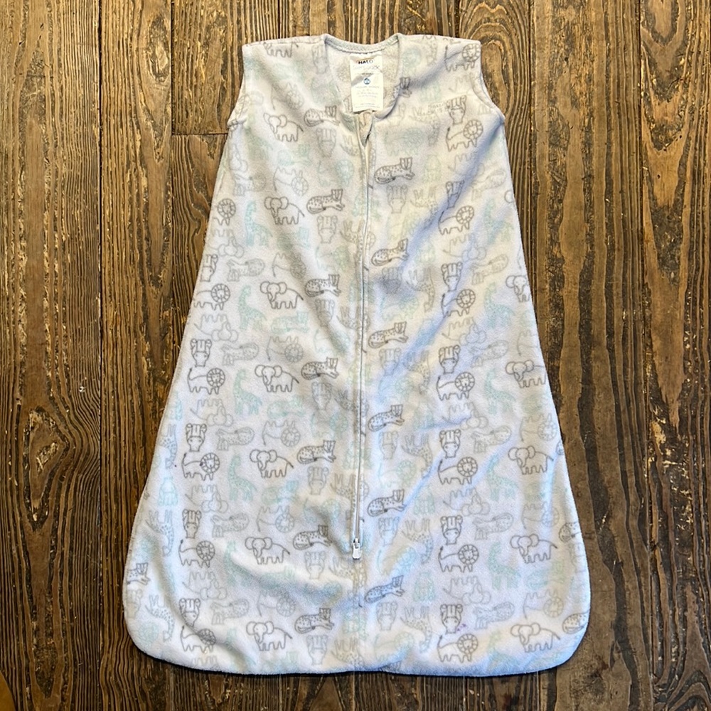 HALO Innovations SleepSack Wearable Blanket MicroFleece - Animal Action - Medium